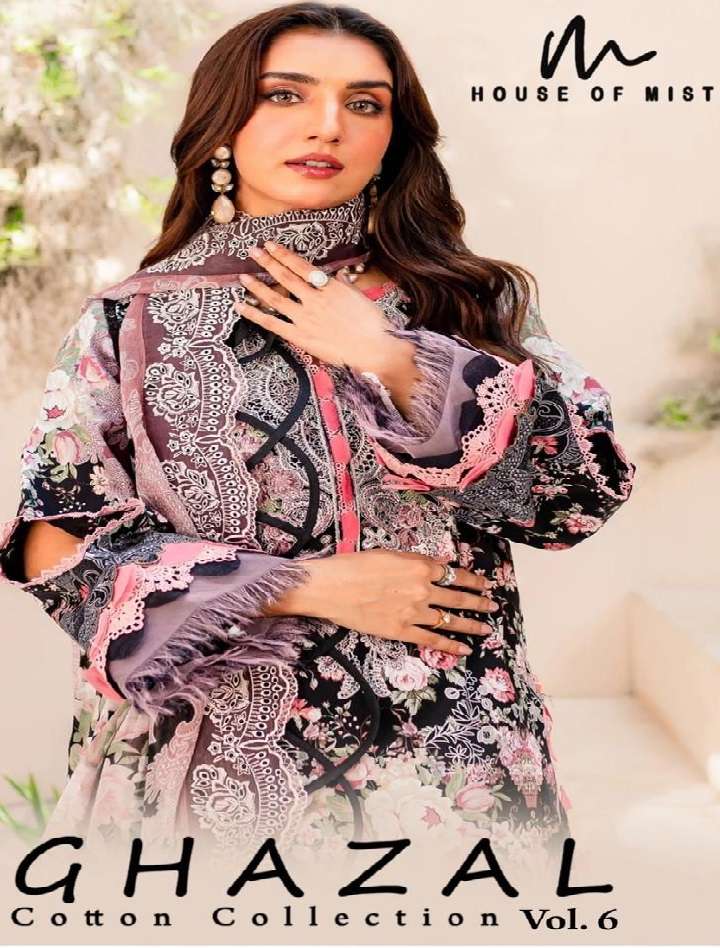 GHAZAL COTTON COLLECTION 6 by HOUSE OF MIST